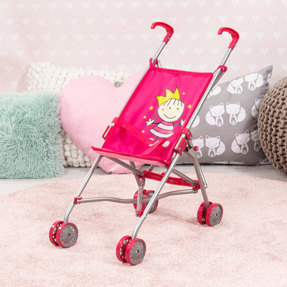 Bayer Design Princess Doll Buggy - Hot Pink, For Dolls Up To 18", Ideal for Kids Aged 3+