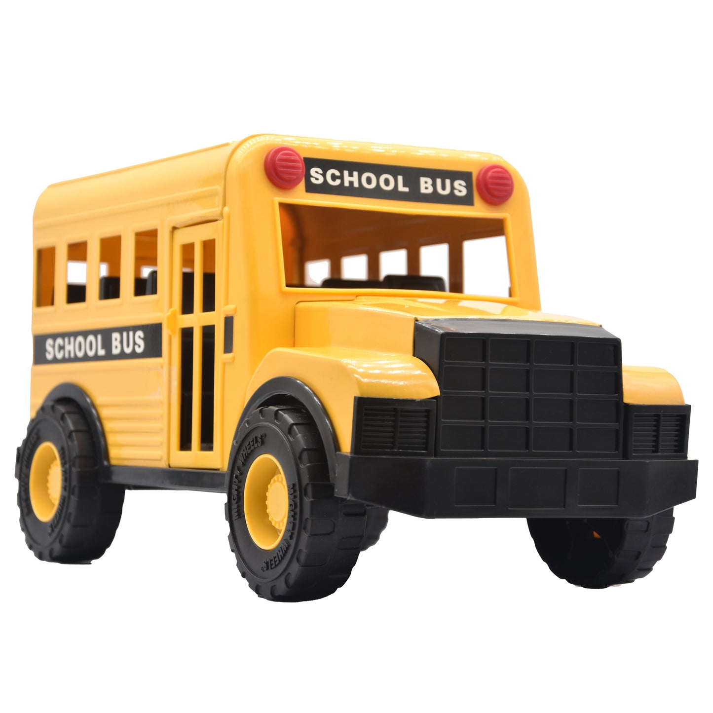 Mighty Wheels 16" Yellow School Bus with Interactive Doors