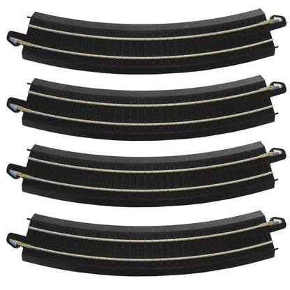 Bachmann Trains HO Scale Figure 8 E-Z Track Pack - Steel Alloy Rail with Black Roadbed