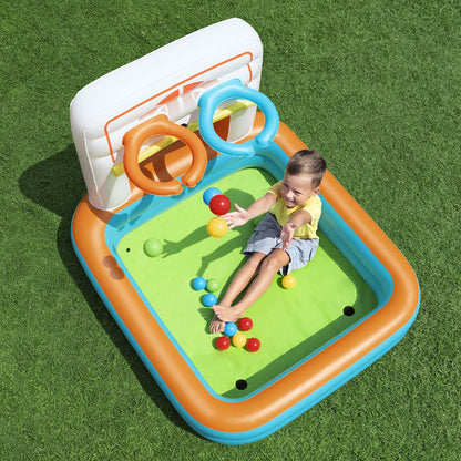 Bestway Kick 'N Swish Inflatable 3-in-1 Sports Center for Kids