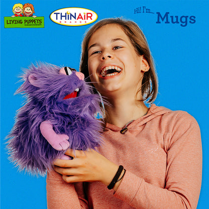 Living Puppets Mugs The Friendly Purple Monster Hand Puppet