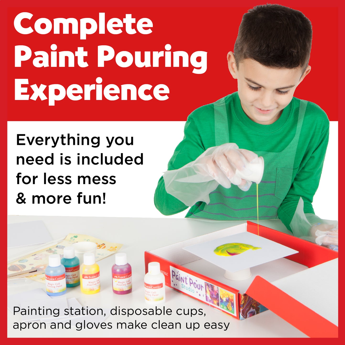 Faber-Castell Do Art Paint Pour Studio - Color Splash Kit