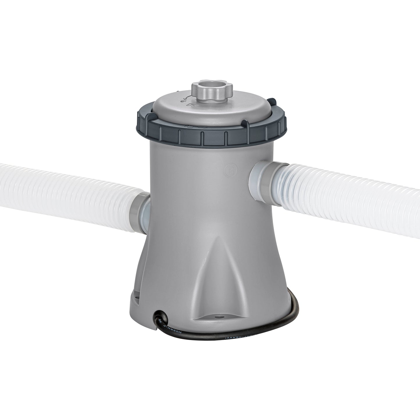 Steel Pro MAX pool pump filter for 12'x30" pool set in gray