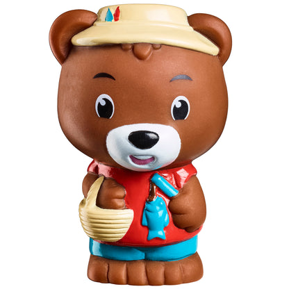Timber Tots Plush Family Set: 4 Vibrant Bear Characters