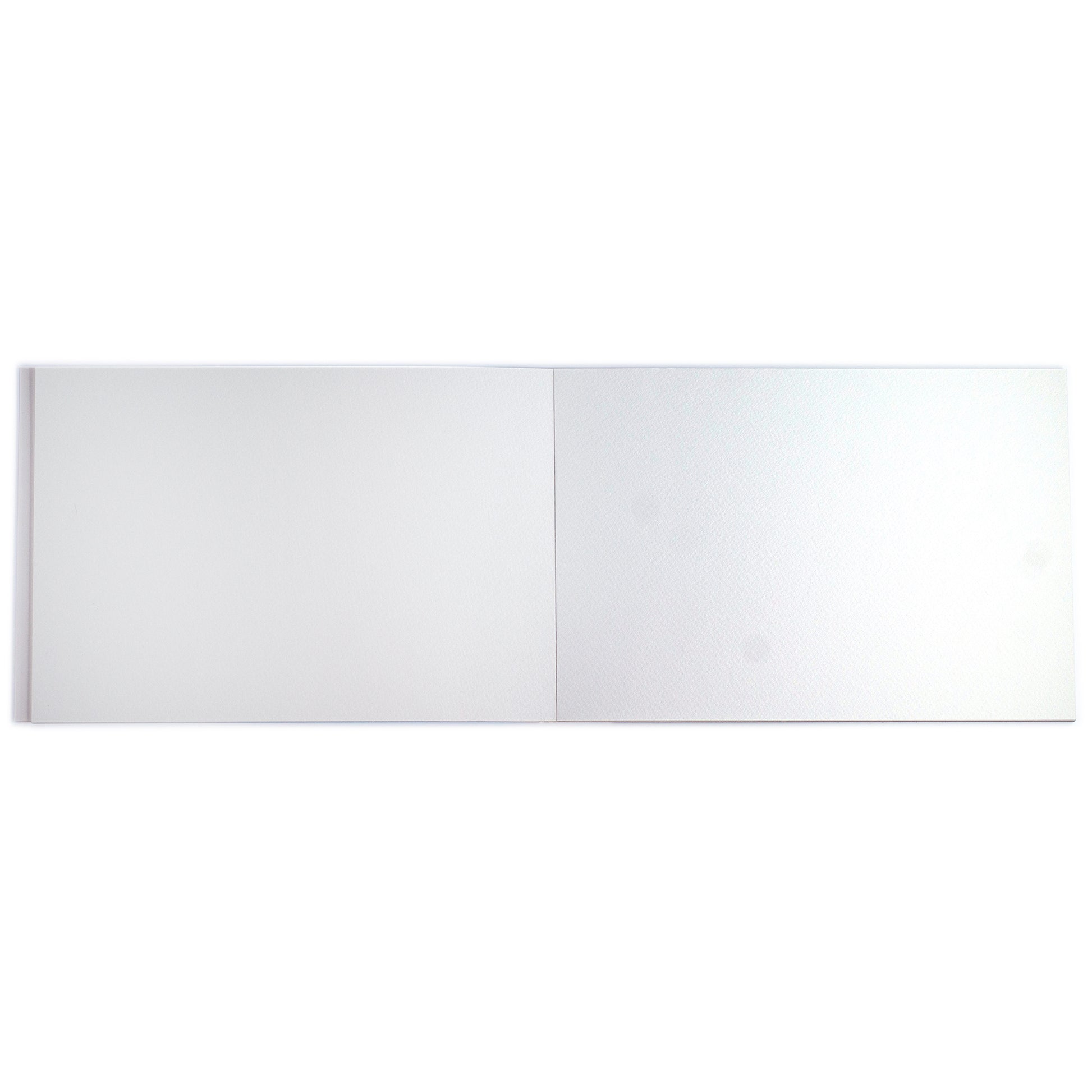 Deluxe Watercolor Paper Pad Rainbow with blank white pages open