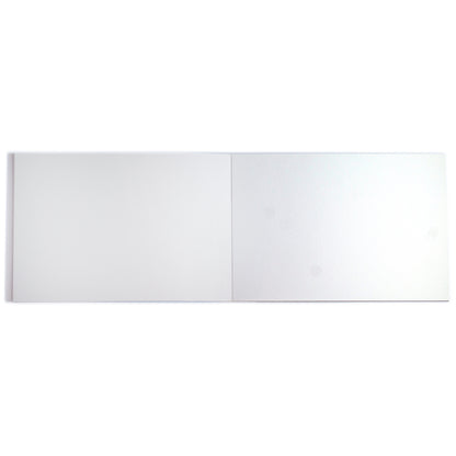 Deluxe Watercolor Paper Pad Rainbow with blank white pages open