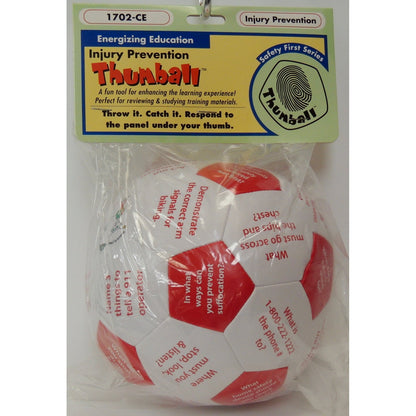 Injury Prevention Thumball - 6" Interactive Safety Learning Ball