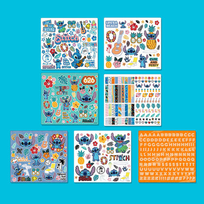 Fashion Angels Disney Stitch Color & Collage Kit - Creative Poster Set for Kids 8+