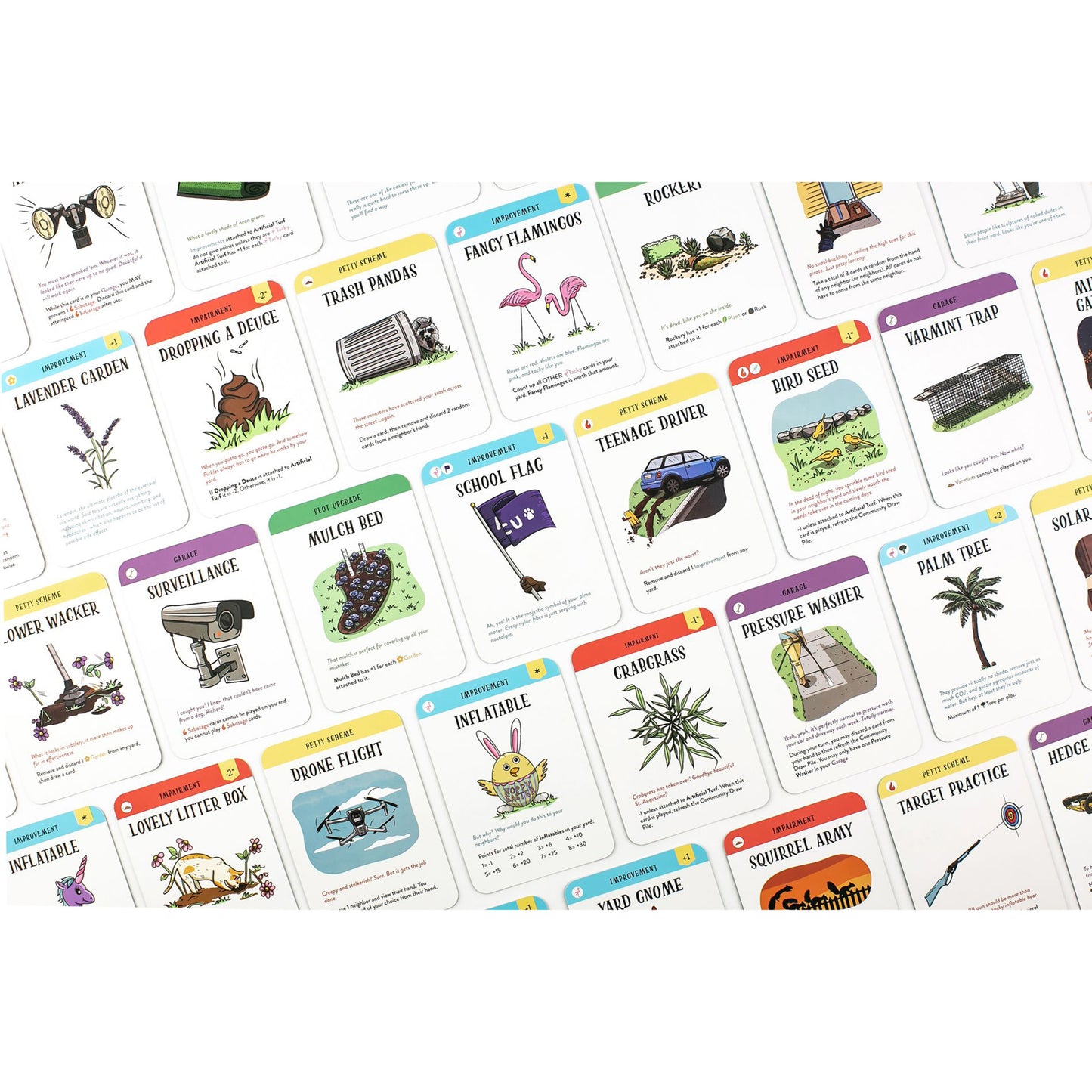 Blue Star Press: Grass Is Greener Neighborly Sabotage Card Game, Ages 13+