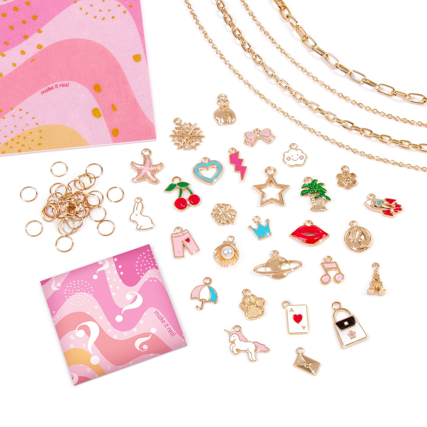 MIR Charm Creativity 70-Piece Jewelry Making Kit