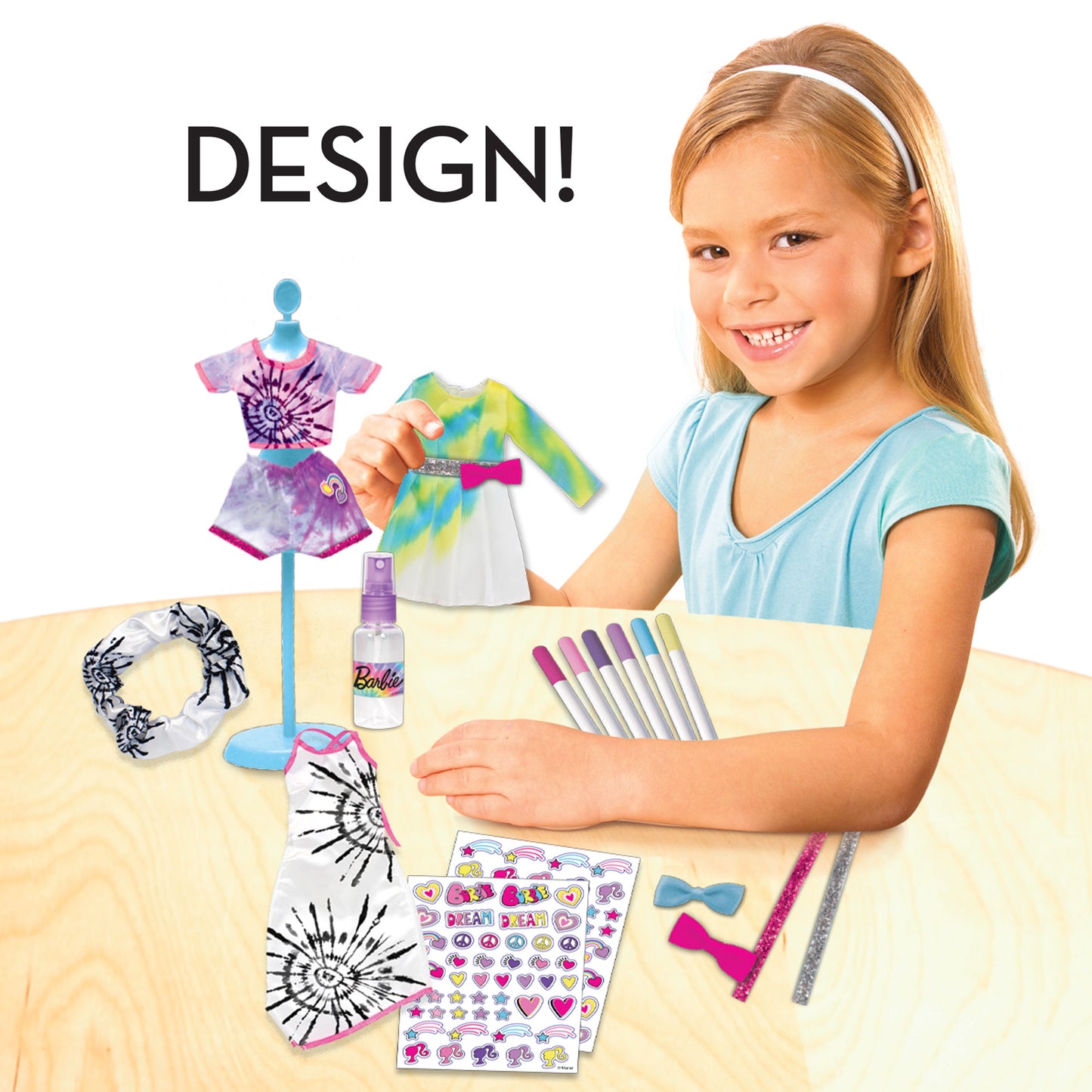 Barbie Be A Real Fashion Designer Tie-Dye Kit - Watercolor Magic