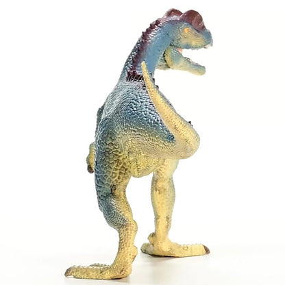 Schleich DINOSAURS 9" Dilophosaurus Figurine with Movable Jaw, Red-Blue