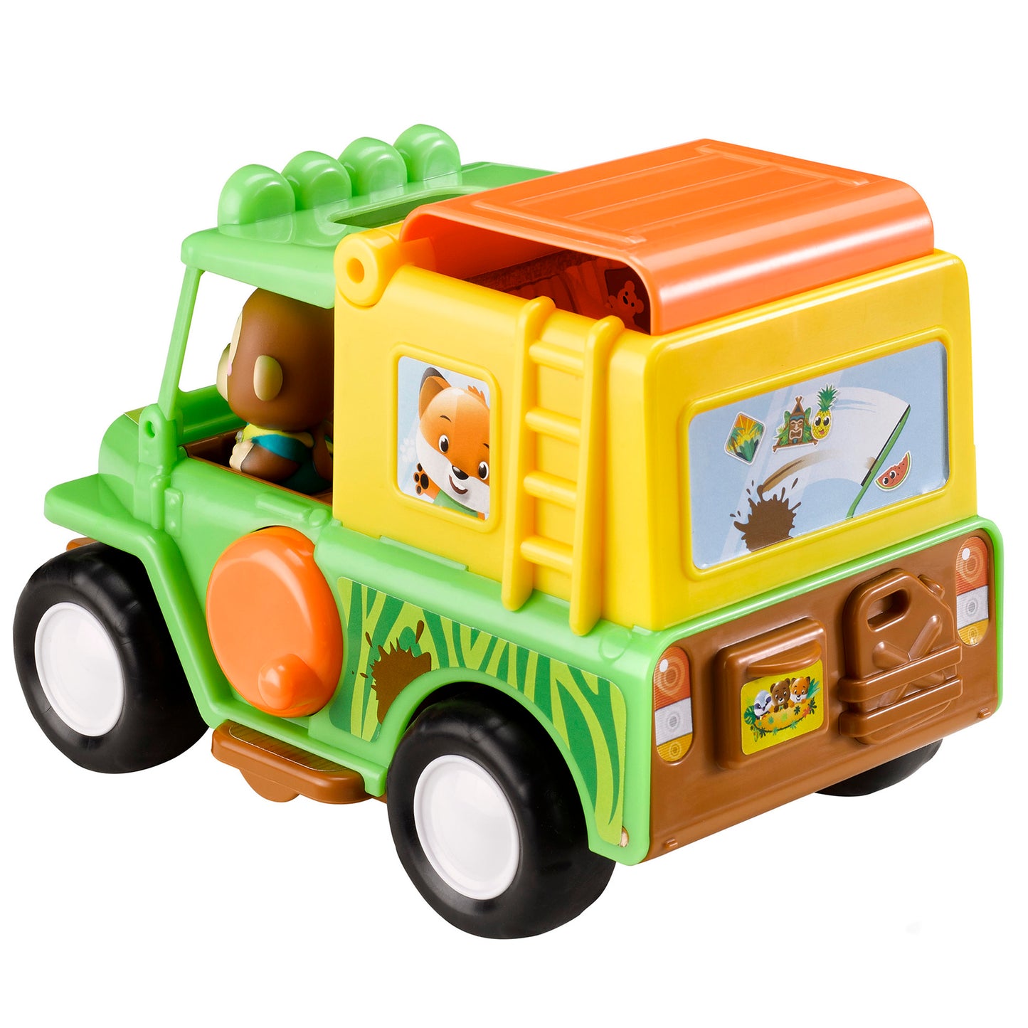 Timber Tots Safari Jeep Adventure Set with Exclusive Monkey Character