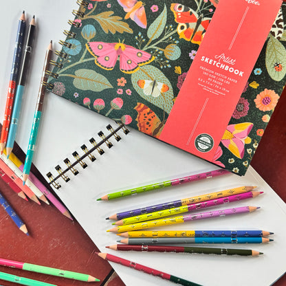 Piece&Love Victoria's Artist Sketchbook - Butterfly Floral
