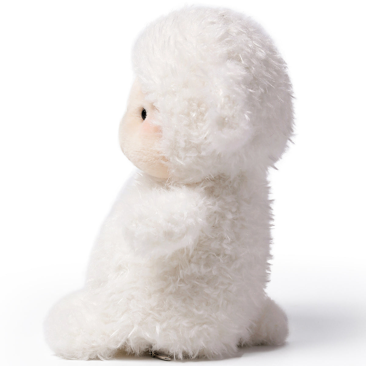 MCHUGS Kindergarten Series Baby Lamb 7-Inch Plush in white, shown from the side