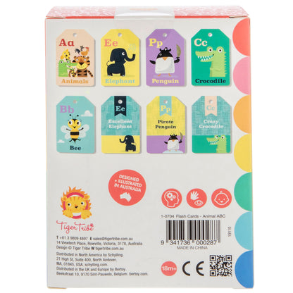 Tiger Tribe Animal ABC Flash Cards - Educational Learning Toy for Toddlers