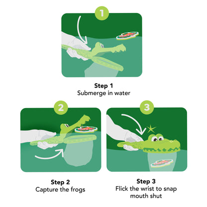 Tiger Tribe Croc Chasey - Eco-Friendly Bath Adventure Toy
