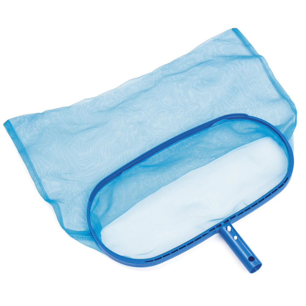Flowclear Aqua Net Pool Cleaning Skimmer 17 inch with blue mesh net and handle