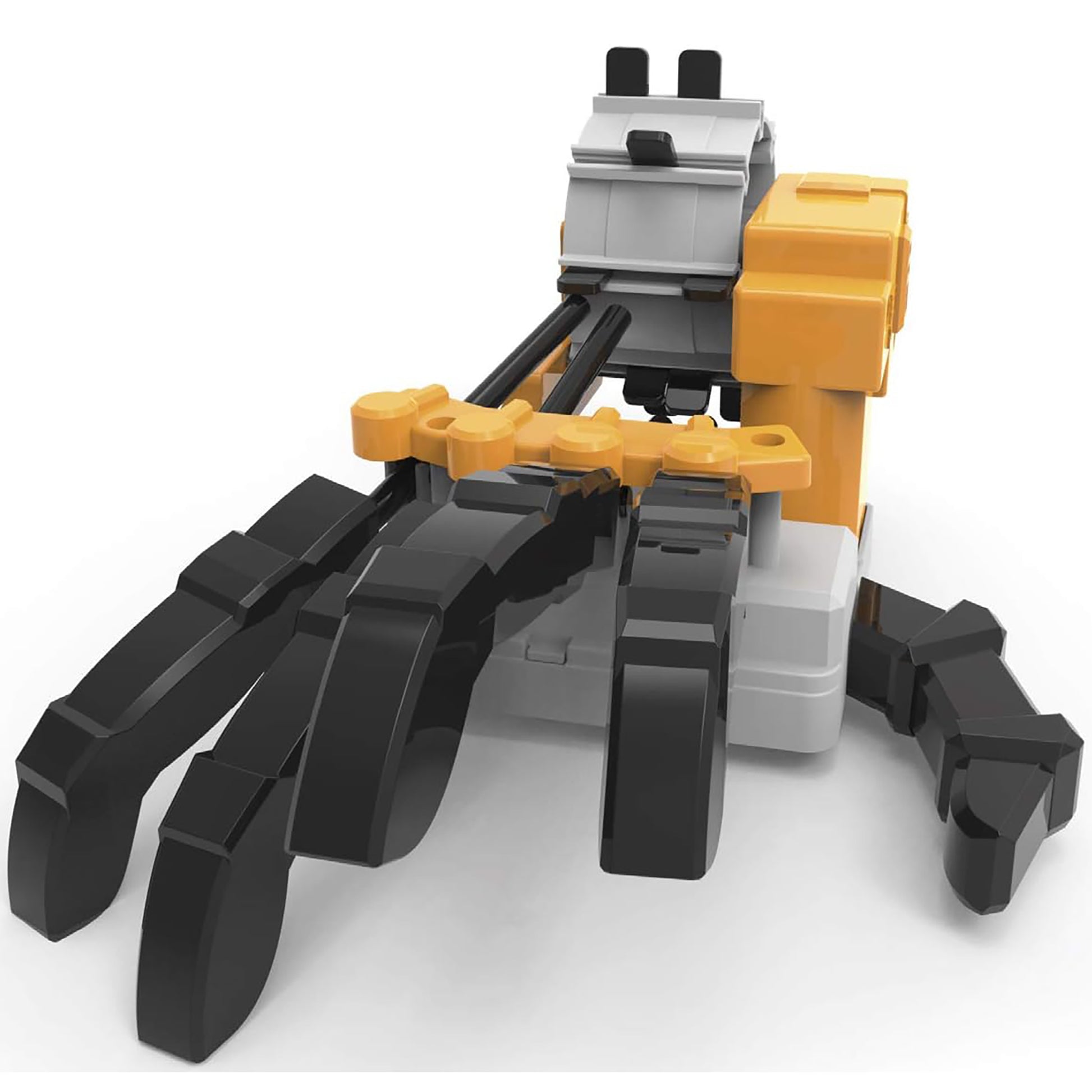 KidzRobotix Motorized Robot Hand with yellow and black gripper claws