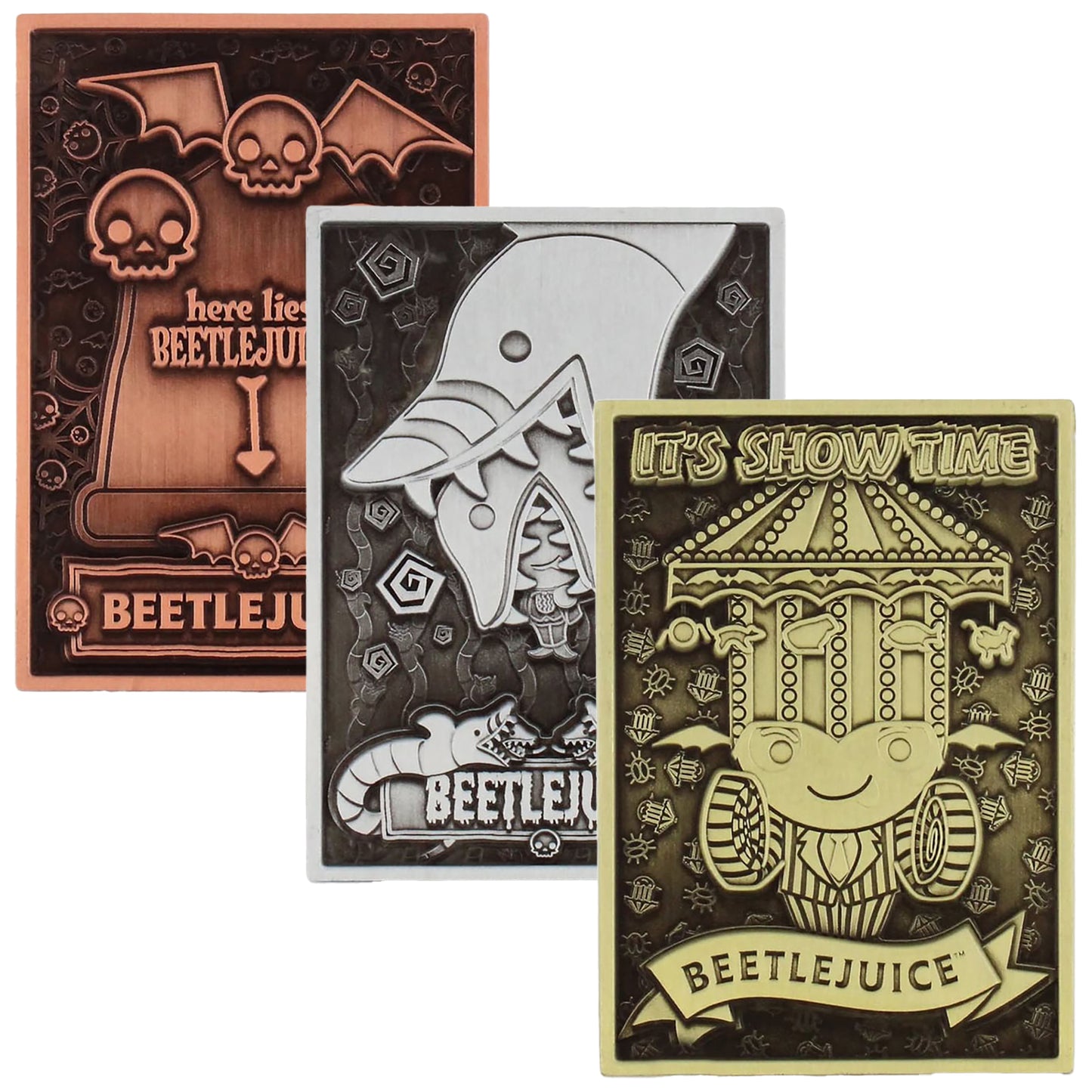 Exquisite Gaming Beetlejuice Digiplate Starter Pack with 3 Metal Cards Phone Stand