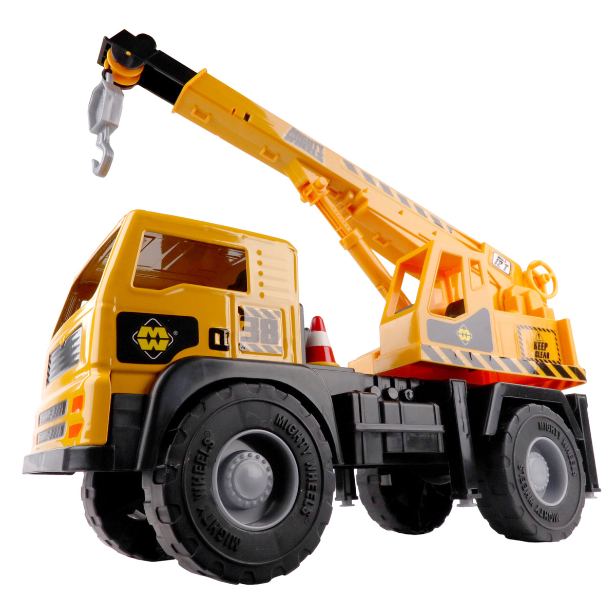 Mighty Wheels 16" Mobile Crane - Interactive Construction Toy