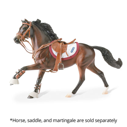 Breyer Traditional Series Hunter/Jumper Bridle - Authentic Snaffle Design