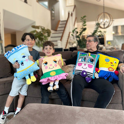 Pillow People Fighter Plush – 2-In-1 Cozy Toy & Pillow, Retro Fun