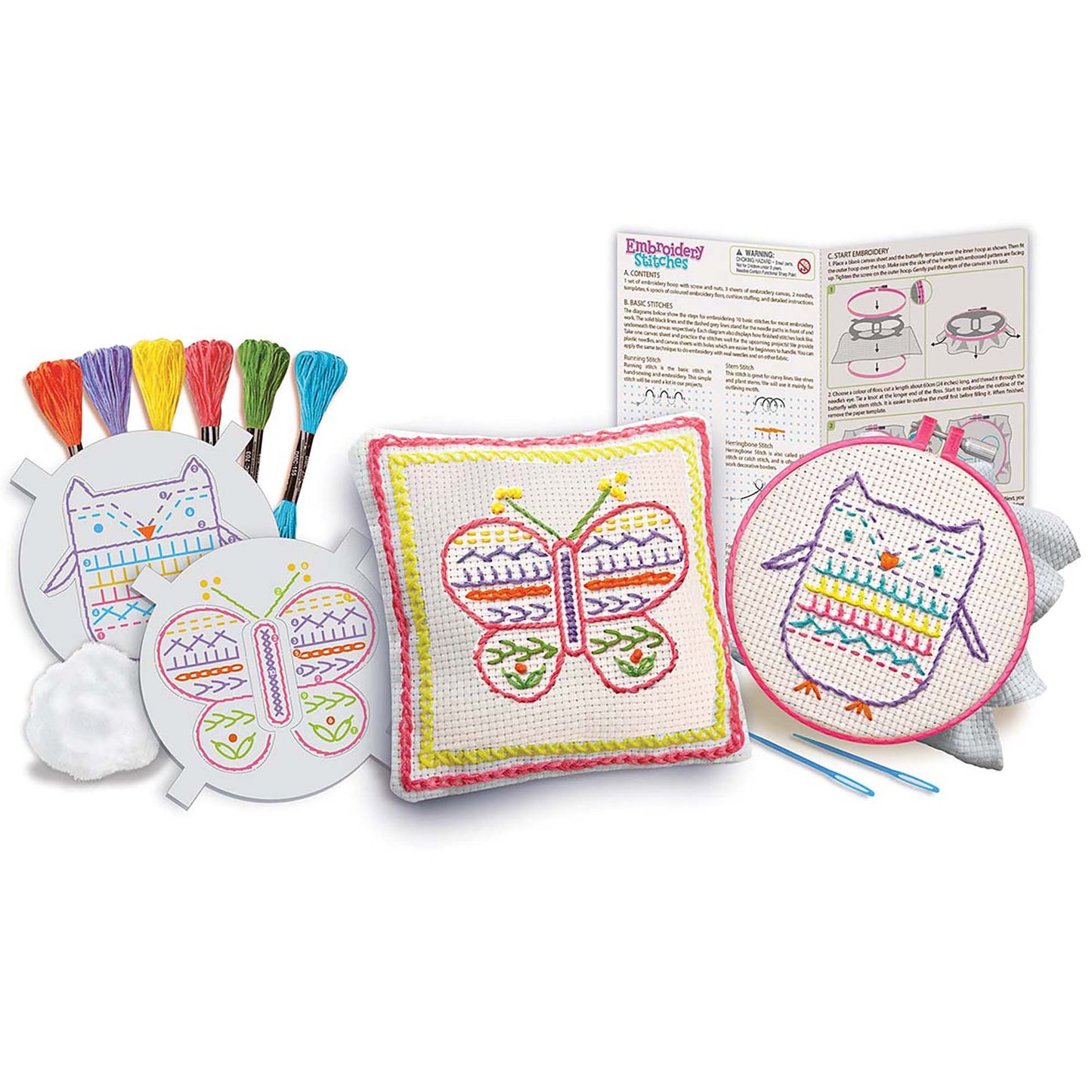 Easy-To-Do Embroidery Stitches Beginner's Kit