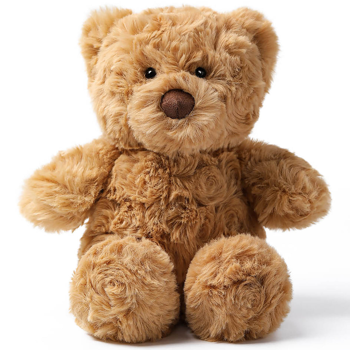 MCHugs Forest Series Betty Bear 7-inch plush toy, tan bear with brown nose and friendly expression, seated upright