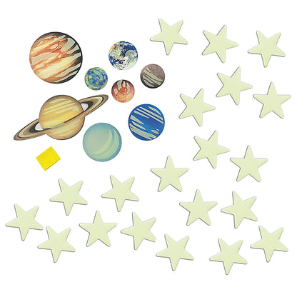 Cosmic Glow: Planets & Nova Star Bedroom Galaxy Kit