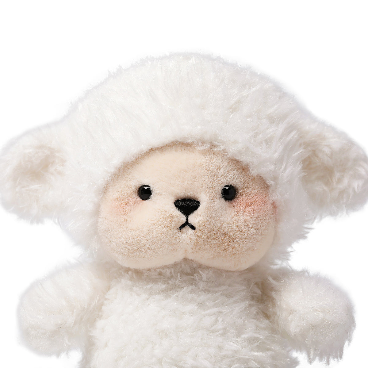MCHUGS Kindergarten Series Baby Lamb 7-Inch Plush in cream white with sweet face