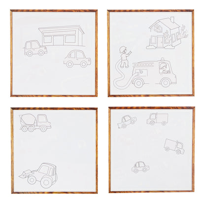 Tiger Tribe Magic Water Painting World - Things That Go - Reusable Coloring Cards