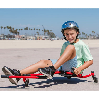 EzyRoller Spinner - Bravo Red Ride-On Scooter - Pedal-Free Twisting Fun
