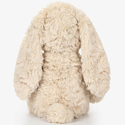 MCHUGS Forest Series Nina Rabbit 9.8-inch plush in cream, shown from behind with long floppy ears