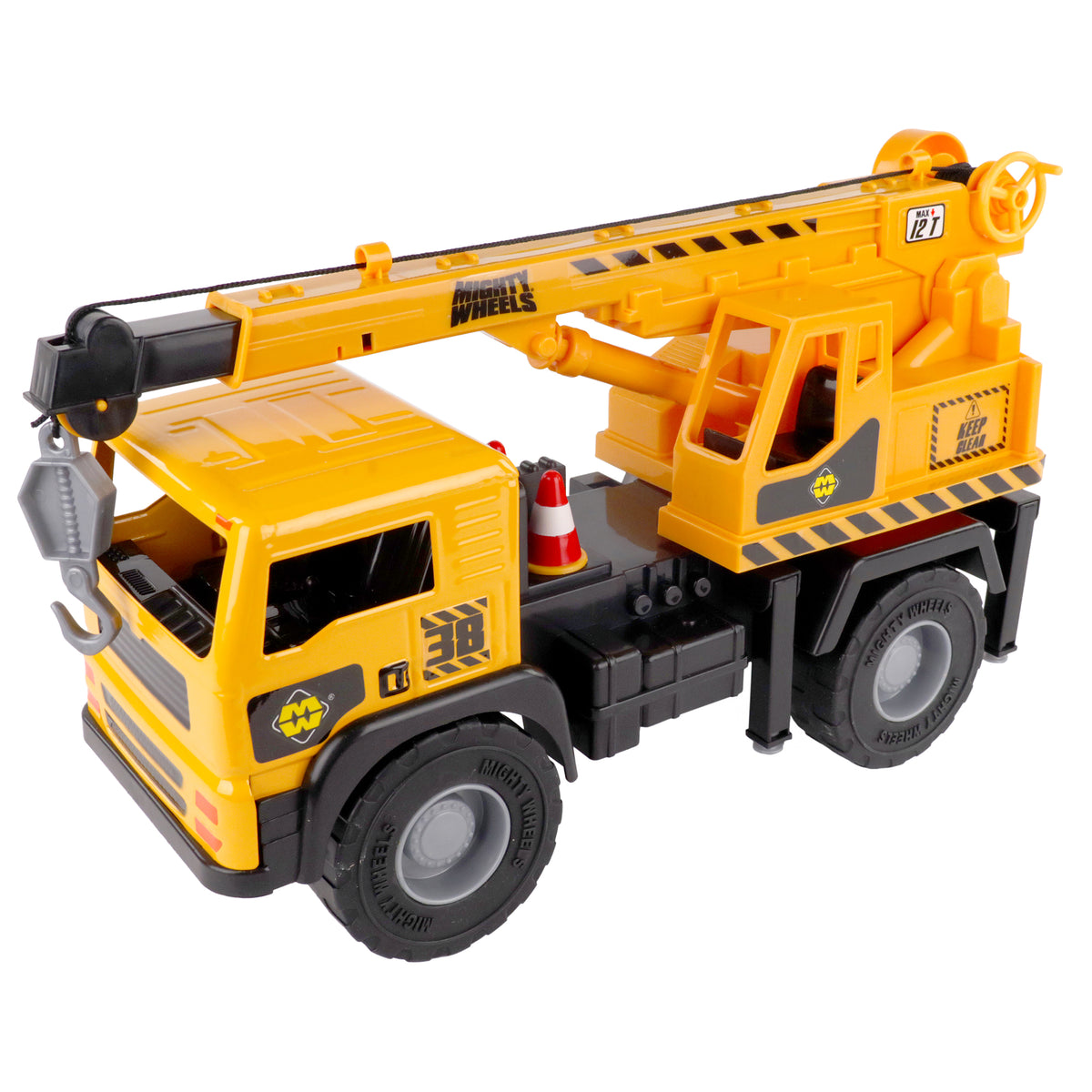 Mighty Wheels 16" Mobile Crane - Interactive Construction Toy