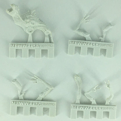 Fallout Miniatures Cryptids Snallygasters unpainted plastic game figures set