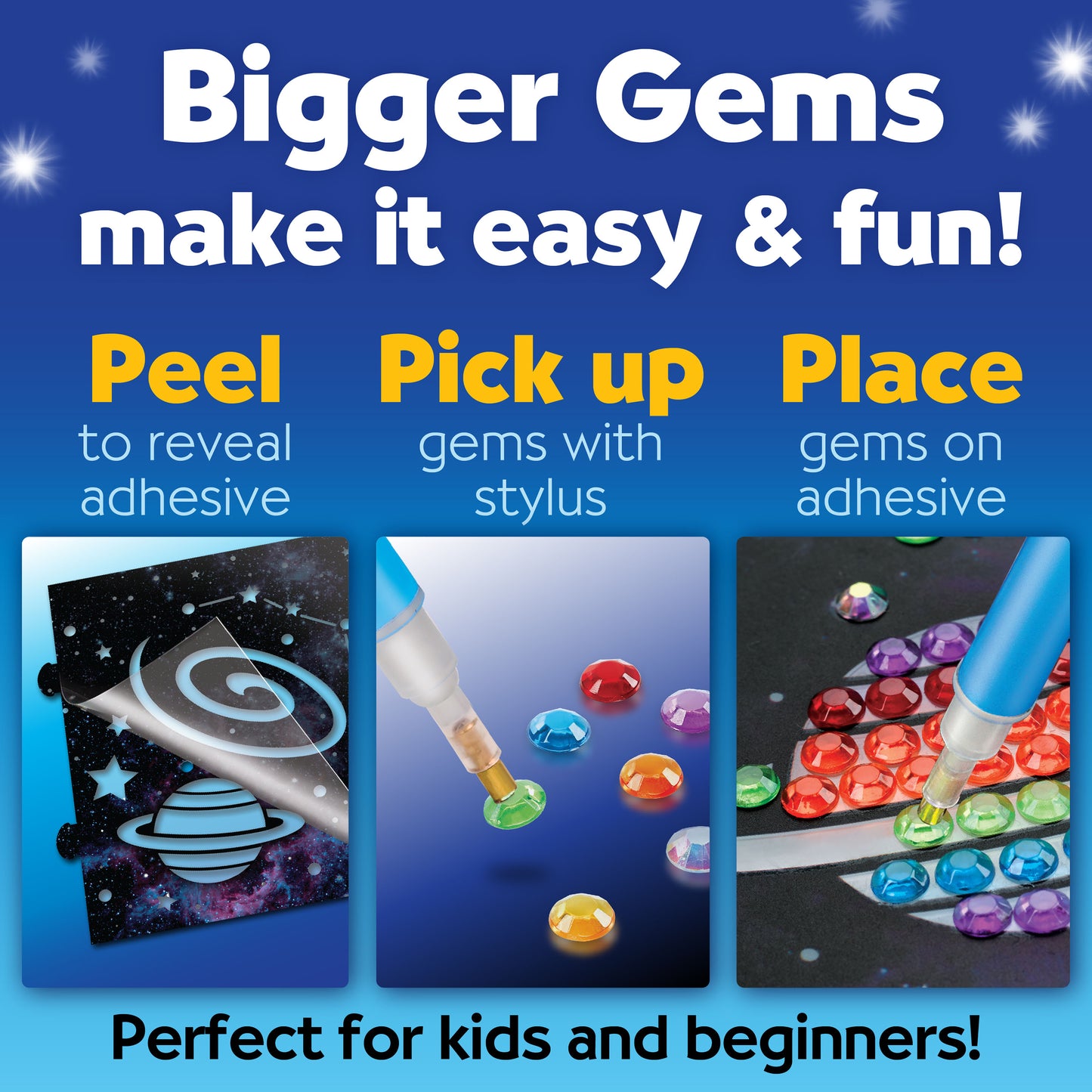 Creativity for Kids Big Gem Diamond Painting Night Light Kit
