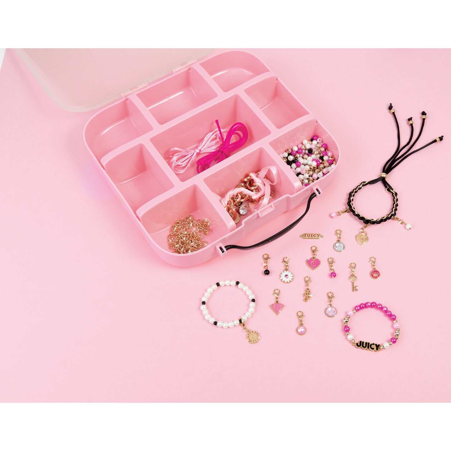 Juicy Couture Glitz N Glam 18-Piece Charm Bracelet Kit - Multicolor