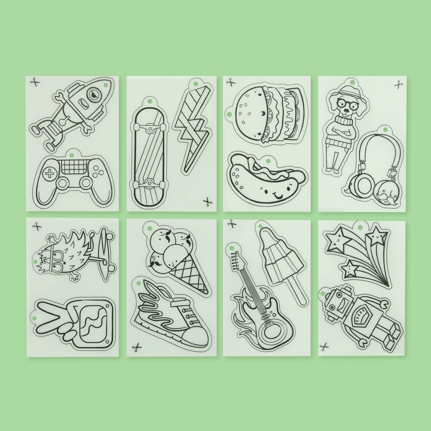 Tiger Tribe Shrinkies Ultimate Collection Craft Kit for Jewelry & Keychains, Ages 5-9