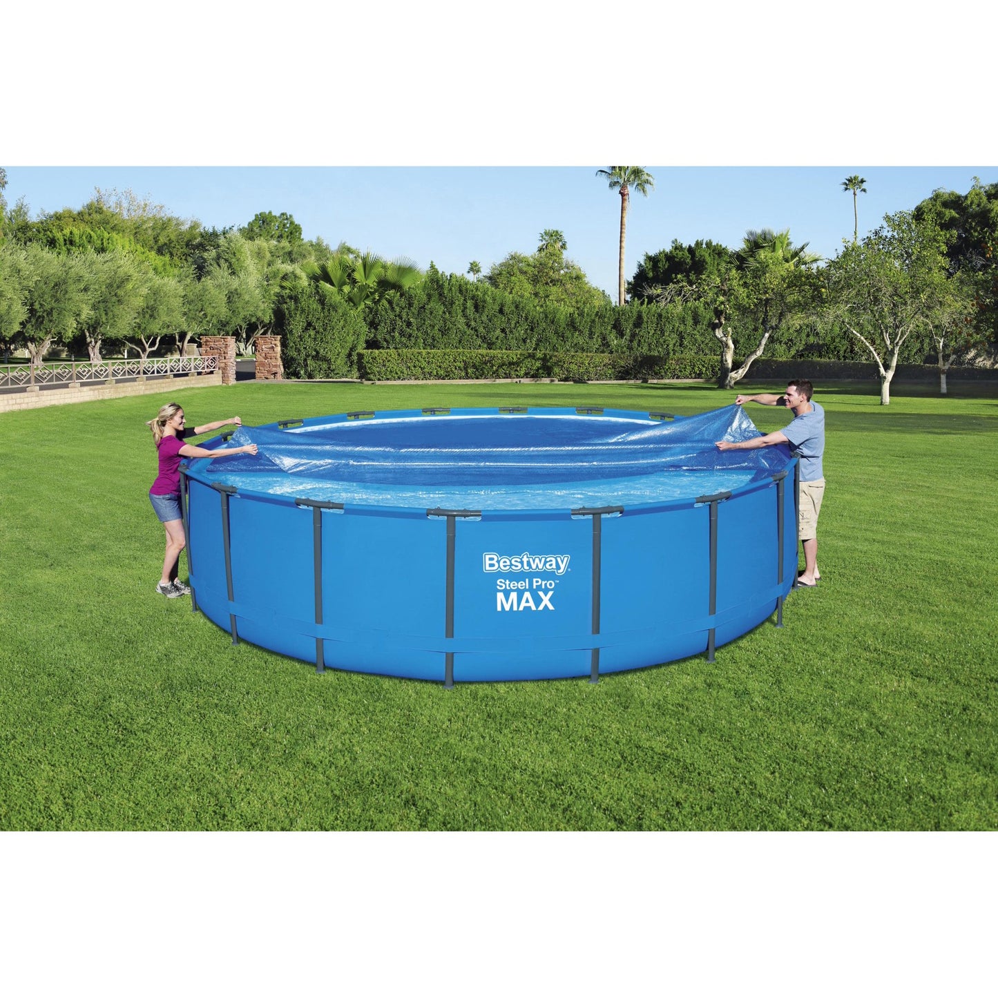 Bestway Flowclear 12' Solar Pool Cover for Warm, Clean Water
