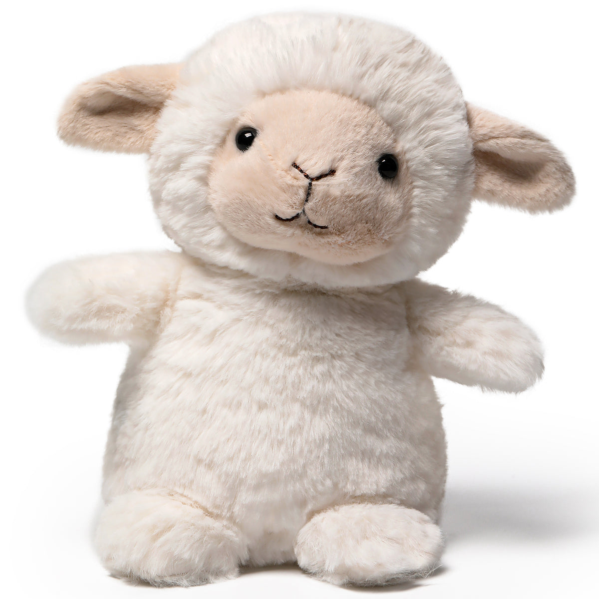 McHugs Kindergarten Series Caring Mother Sheep 9.8-Inch Plush with cream and tan coloring and gentle smiling face