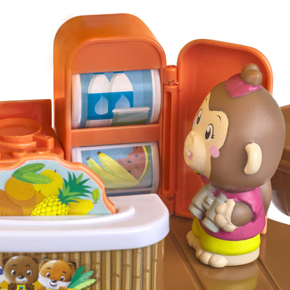 Timber Tots Tropical House Playset with Exclusive Monkey Character