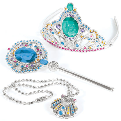 Disney Princess Doodle Gems Royal Accessories set with colorful tiara, wand, and necklace