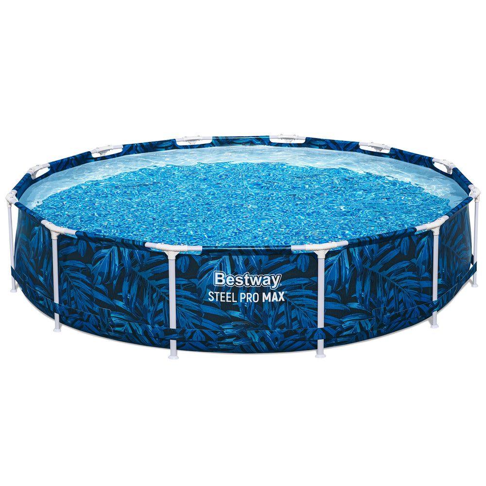 Bestway Steel Pro MAX 12'x30" tropical blue round above-ground pool set