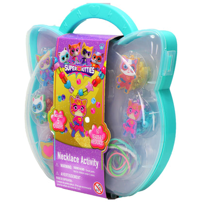 Super Kitties Bead & Charm Necklace Activity Set – 161 Pieces