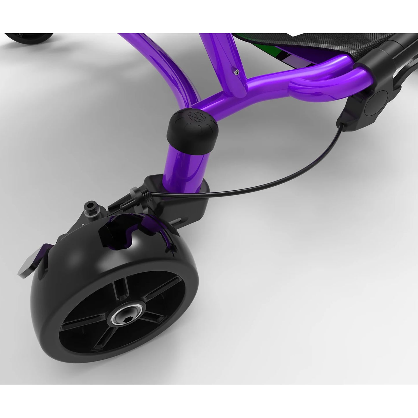 EzyRoller Drifter Pro X in purple with black wheel and steering handle
