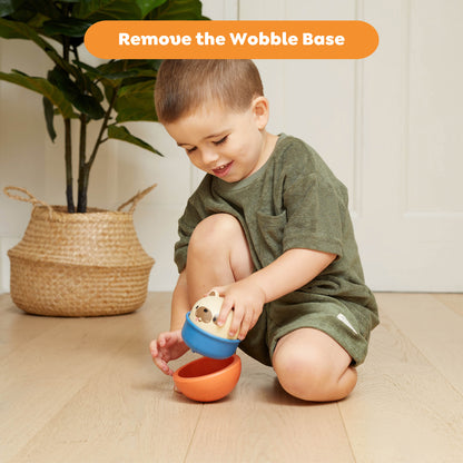 Tiger Tribe Rocking Roller Dog - 2-in-1 Wobble and Race Toy