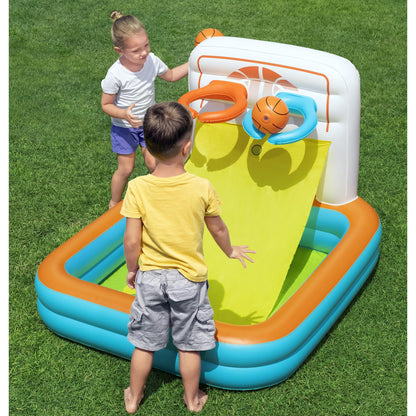 Bestway Kick 'N Swish Inflatable 3-in-1 Sports Center for Kids
