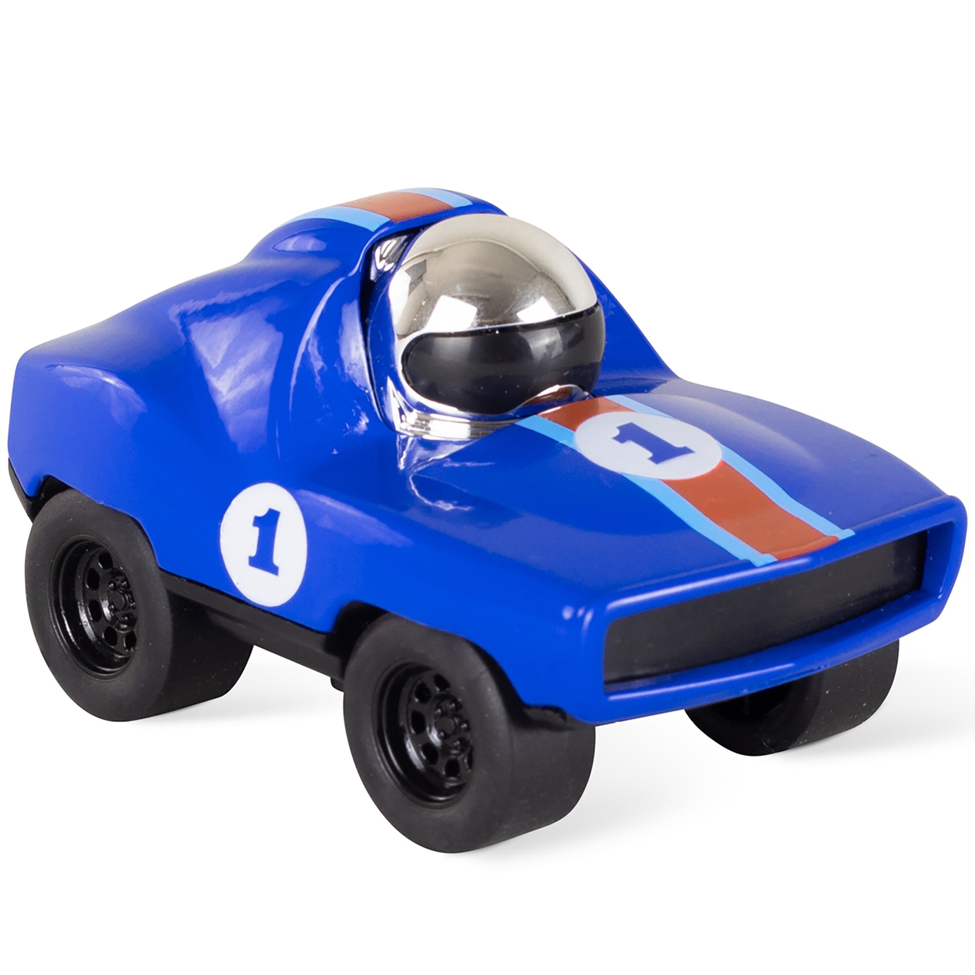 Tiger Tribe Presto Racers Jet blue die-cast toy car with number 1 racing stripe