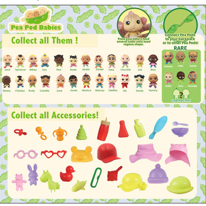 Pea Pod Babies Mystery Blind Pack - Mini Dolls & Accessories (Colors/Styles May Vary)